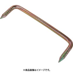 クロメート リング付かすがい（鎹）  6×120（100本入） 00030751