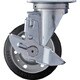 ハンマー 旋回式ゴム車輪 125mm ストッパー付 413SR125BAR01