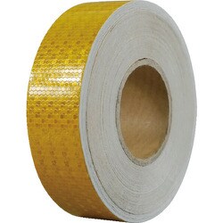 14353 [セーフラン 高輝度反射テープ 黄 幅50mm×50m]