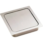 (210037894)AD-KH028-HL/ステンレス鋼製 ダンパー付屑入投入口 角型 ADKH028HL