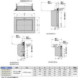 スガツネ工業 （２１００４１３１４）ＡＺ－ＧＤ４００－ＨＬ