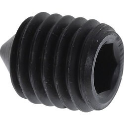 TRUSCO 六角穴付き止めねじ トガリ先M12X15 8本入 B1271215