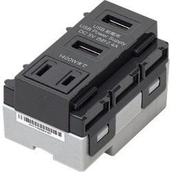 DM3U2P2A1GR [（210043970）DM3-U2P2A1-GR/埋込充電用USB・ACコンセント]