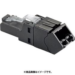 パンドウイット LANコネクタ CAT6A 簡単成端モジュラープラグアングルタイプ 10個入り FPUD6X88MTG-X