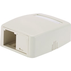 JOQ1B0000 [パンドウイット ローゼットボックス シャッターなし 2個口（1ローゼット+1ブランク） 白]