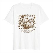 ゆるキャン△ もみじキャンプ Tシャツ 集合 [キャラクター衣料品]