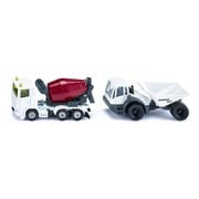 SK1692 [SIKU ミキサー車&ダンプカーセット]