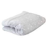 140フランネル綿入り毛布 シングルサイズ(140×200cm)ポリエステル100% 掛け毛布 洗濯可 シーア グレー