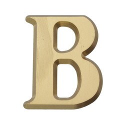 NUM43B [真鍮文字]