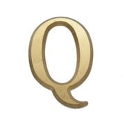 NUM43Q [真鍮文字]