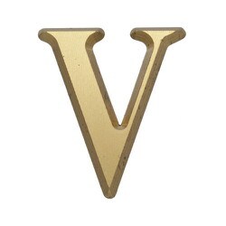 NUM43V [真鍮文字]