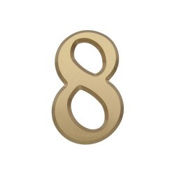 NUM558 [真鍮文字]