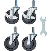 PEWELW100SET [TRUSCO フェニックスワゴン用2段階S付キャスターセット 100径EL]