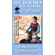 TRM35F137 1/35 レジン製ミリタリーフィギュア 少女と子犬 1930年代 [ディテールアップパーツ]
