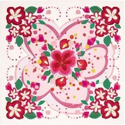 ACH-1802C [撥水綿ふろしき100×100cm 桜祭り ピンク]