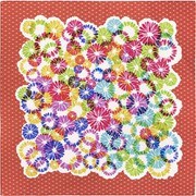 AC-2007 [シャンタンふろしき100×100cm 菊と麻]