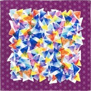 AC-2010 [シャンタンふろしき100×100cm 三角と麻]