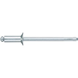 POP オープンタイプリベット（皿頭スチール製）SK-43-BS（1000本入り） SK43BS