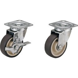 （200134243）SUS-SJ125-UWB/ステンレス鋼製キャスター SUSSJ125UWB