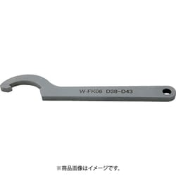 TRUSCO NC旋盤用コレットホルダ ERナット用ひっかけレンチ N40S×用 WFK09