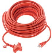 TRUSCO 3個口ソフトタイプ延長コード 20m オレンジ TKC15-203PSO