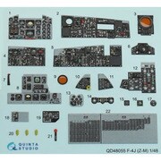 QNTD48055 F-4J 内装3Dデカール 造形村用 [1/48スケール 3Dデカール]