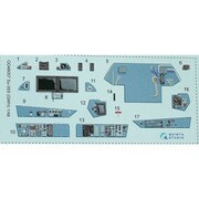 QNTD48057 Su-35S 内装3Dデカール グレートウォール用 [1/48スケール 3Dデカール]