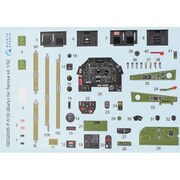 QNTD32005 P-51D 初期型 内装3Dデカール タミヤ用 [1/32スケール 3Dデカール]