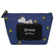 S2289075 シートケース付ポーチ seepo（シーポ） 限定デザイン 第2弾 PEANUTS スヌーピー/ウッドストック [キャラクターグッズ]