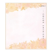 カラー色紙 シルク 花柄 33252006