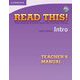 Read This! Intro Teacher's Manual [洋書ELT]