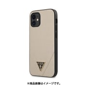 GUHCP12SVSATMLLG [GUESS公式ライセンス iPhone 12 mini用 背面ケース ベージュ]