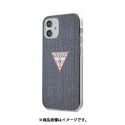 GUHCP12SPCUJULDB [GUESS公式ライセンス iPhone 12 mini用 背面ケース ブルーデニム]
