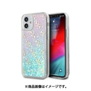 GUHCP12SLG4GGBLPI [GUESS公式ライセンス iPhone 12 mini用 グリッター背面ケース ピンク]