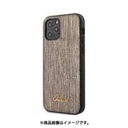 GUHCP12MPCUMLLIGO [GUESS公式ライセンス iPhone 12/iPhone 12 Pro兼用 リザード調 背面ケース]
