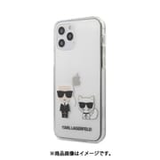 KLHCP12MCKTR [KARL LAGERFELD公式ライセンス iPhone 12/iPhone 12 Pro兼用 クリア背面ケース]