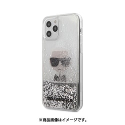 KLHCP12MGLIKSL [KARL LAGERFELD公式ライセンス iPhone 12/iPhone 12 Pro兼用 グリッター背面ケース]