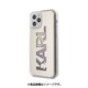 KLHCP12MKLMLGR [KARL LAGERFELD公式ライセンス iPhone 12/iPhone 12 Pro兼用 グリッター背面ケース ゴールド]