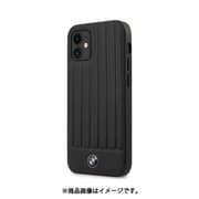 BMW公式ライセンス iPhone 12 mini用 本革 背面ケース ブラック BMHCP12SPOCBK