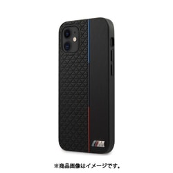 BMW公式ライセンス iPhone 12 mini用 背面ケース ブラック BMHCP12STRTBK
