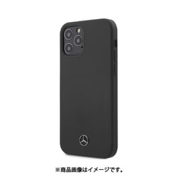 メルセデス・ベンツ公式ライセンス iPhone 12/iPhone 12 Pro兼用 シリコン 背面ケース MEHCP12MSILSG