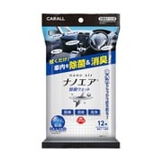 消臭剤 消臭ナノエア 除菌ウエットシート 12枚入 3419