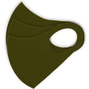 さらっと柔らか 立体マスク SaraFy サラフィ カーキ 3枚入 20531-90008 KH
