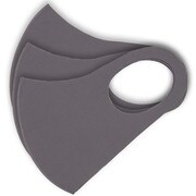 さらっと柔らか 立体マスク SaraFy サラフィ ダークグレー 3枚入 20531-90008 DGY