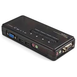 KVMスイッチ 4ポート/VGA/オーディオ対応 SV411KUSB