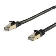 カテゴリ6a LANケーブル 5m ブラック ツメ折れ防止RJ45コネクタ 10ギガビット対応カテゴリー6aケーブル 6ASPAT5MBK
