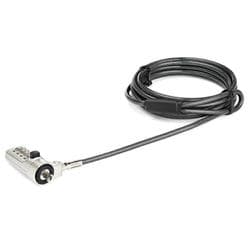 ノートパソコン盗難防止セキュリティワイヤーロック 2m Noble Wedgeスロット対応 4桁ダイヤル式ロック LTLOCKNBL