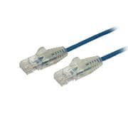 カテゴリ6 LANケーブル 0.5m ブルー 極細タイプ ツメ折れ防止RJ45コネクタ N6PAT50CMBLS