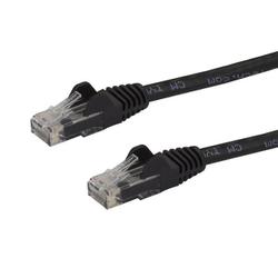 カテゴリー6 LANケーブル 7.5m ブラック ツメ折れ防止RJ45コネクタ N6PATC750CMBK