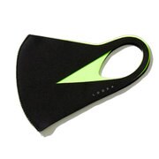 LOOKA デザインマスク デュアル SLITBLACK×LIMEGREEN Sサイズ 1枚入